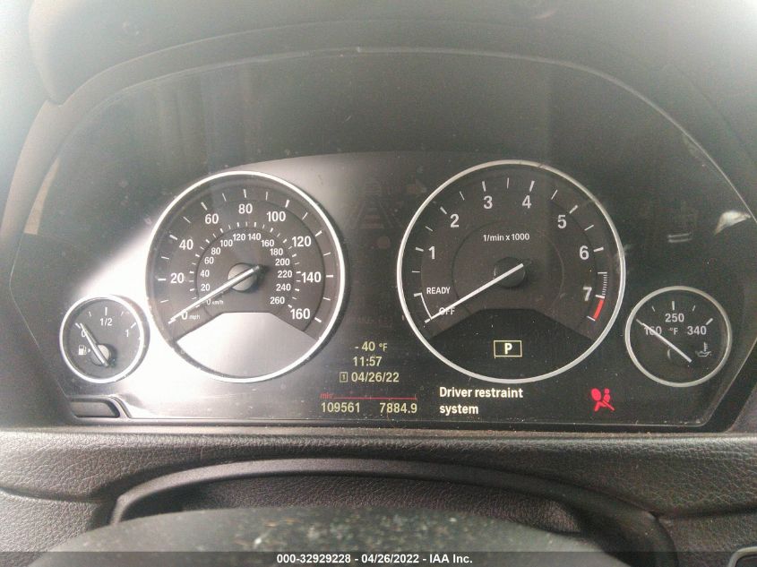 2013 BMW 3 SERIES 335I XDRIVE WBA3B9C50DF586153