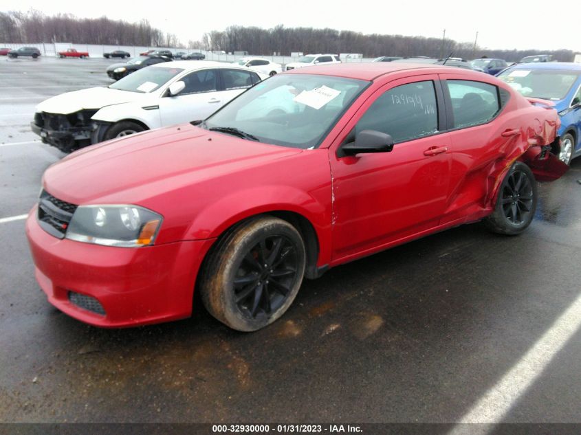 2014 DODGE AVENGER SE 1C3CDZAB7EN222622