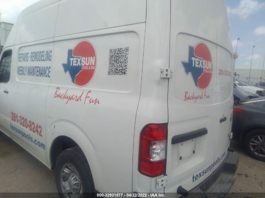 2021 NISSAN NV CARGO SV 1N6BF0LYXMN805471