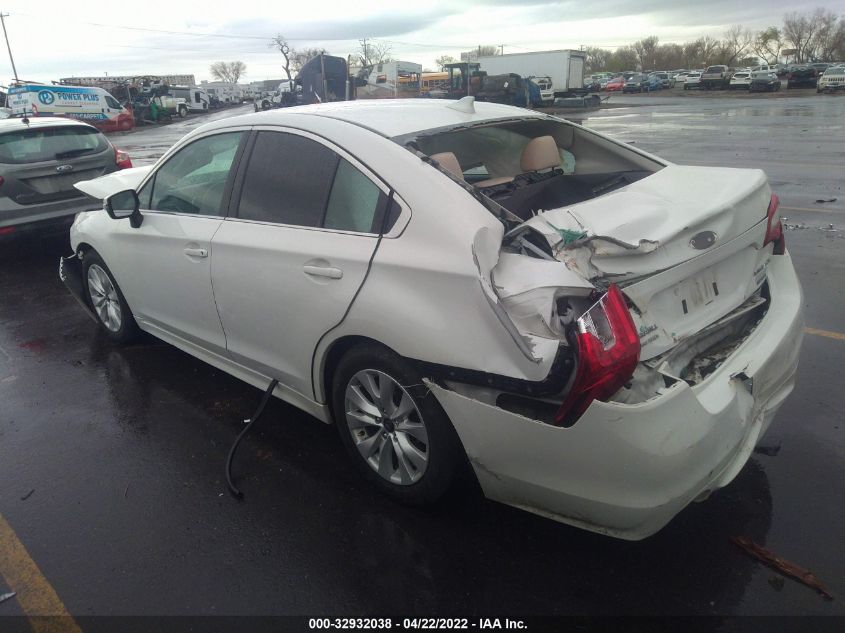 2016 SUBARU LEGACY 2.5I PREMIUM 4S3BNAF67G3022288