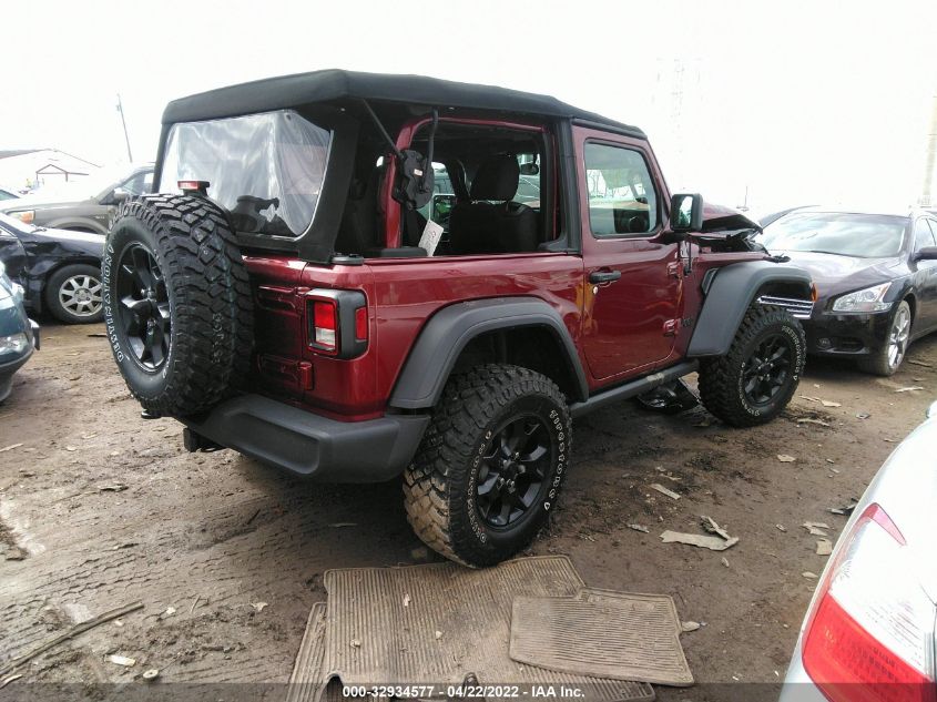 2021 JEEP WRANGLER WILLYS 1C4HJXAG7MW691700
