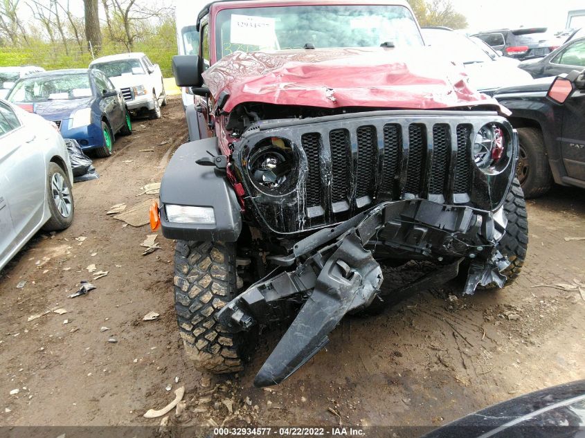2021 JEEP WRANGLER WILLYS 1C4HJXAG7MW691700
