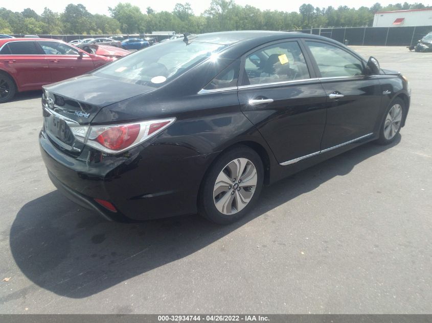 2013 HYUNDAI SONATA HYBRID LIMITED KMHEC4A40DA100553