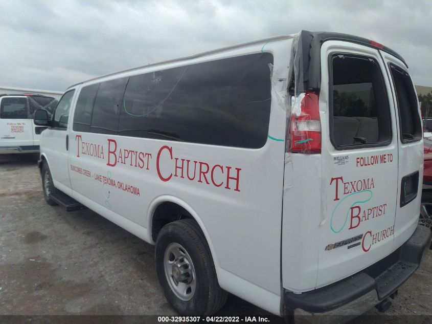 2016 CHEVROLET EXPRESS PASSENGER LT 1GAZGPFG5G1215483