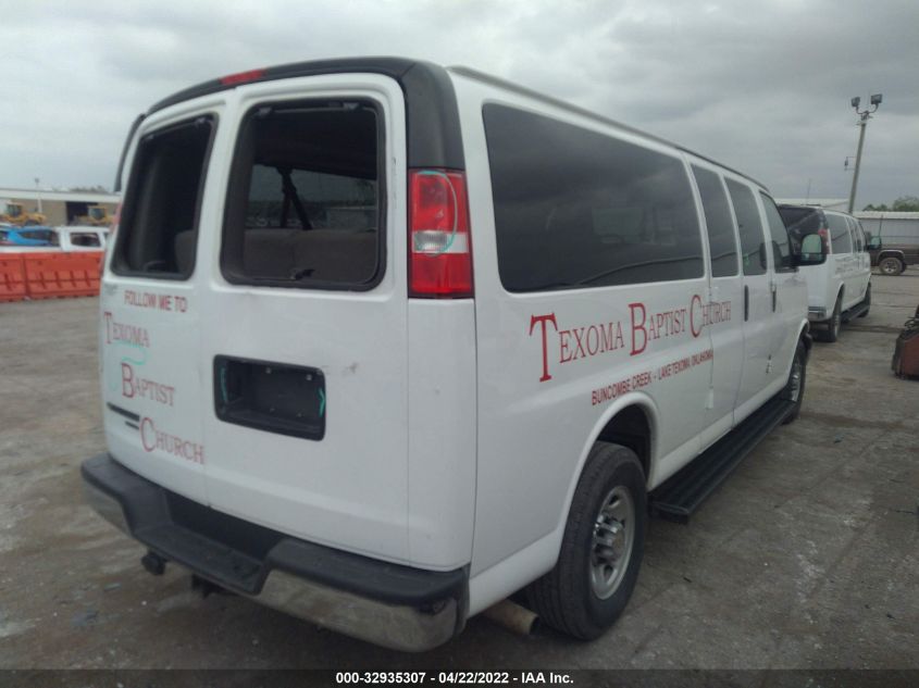 2016 CHEVROLET EXPRESS PASSENGER LT 1GAZGPFG5G1215483