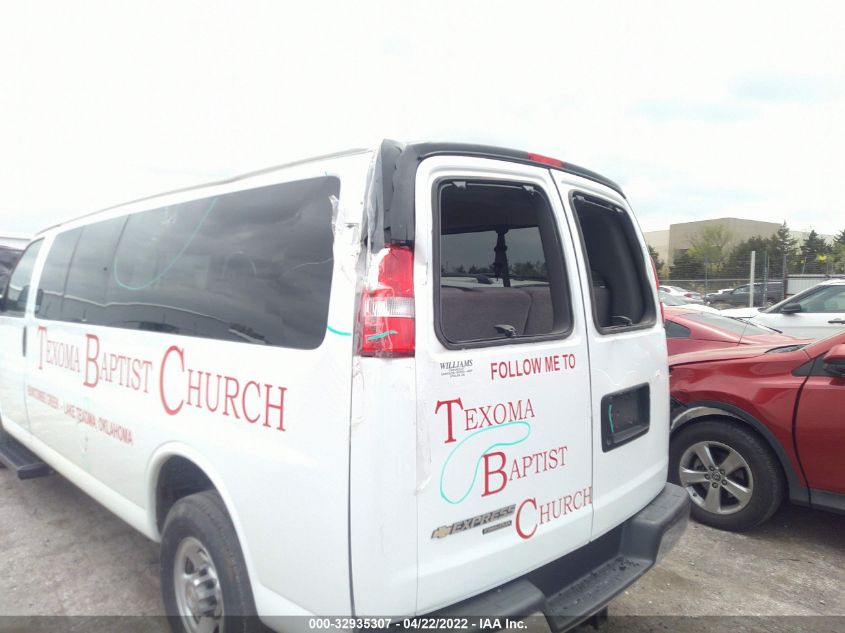 2016 CHEVROLET EXPRESS PASSENGER LT 1GAZGPFG5G1215483