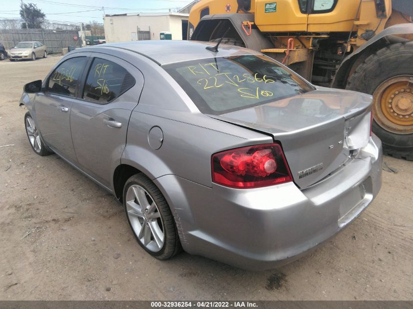2013 DODGE AVENGER SE 1C3CDZAB6DN536115