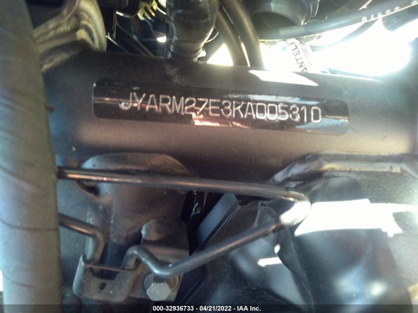 2019 YAMAHA MT07 JYARM27E3KA005310