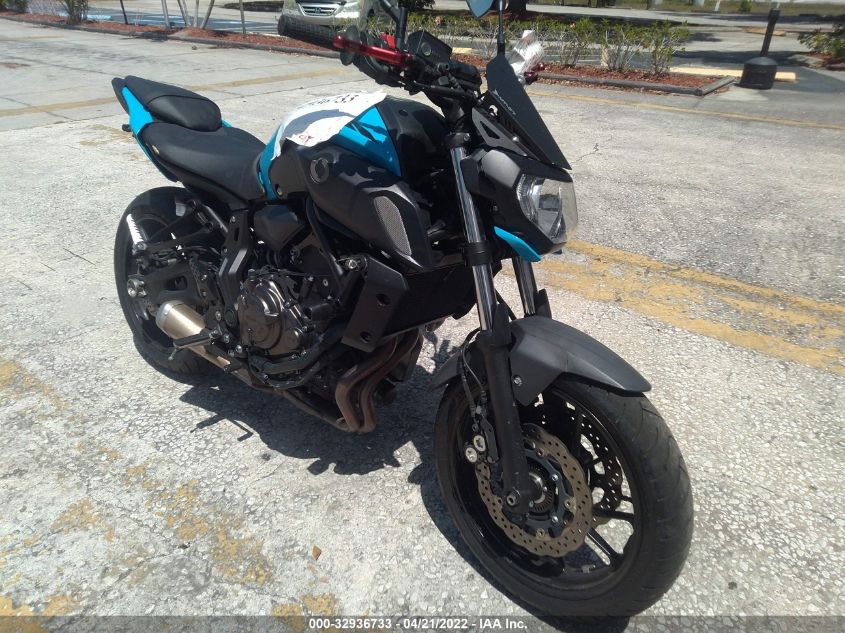 2019 YAMAHA MT07 JYARM27E3KA005310