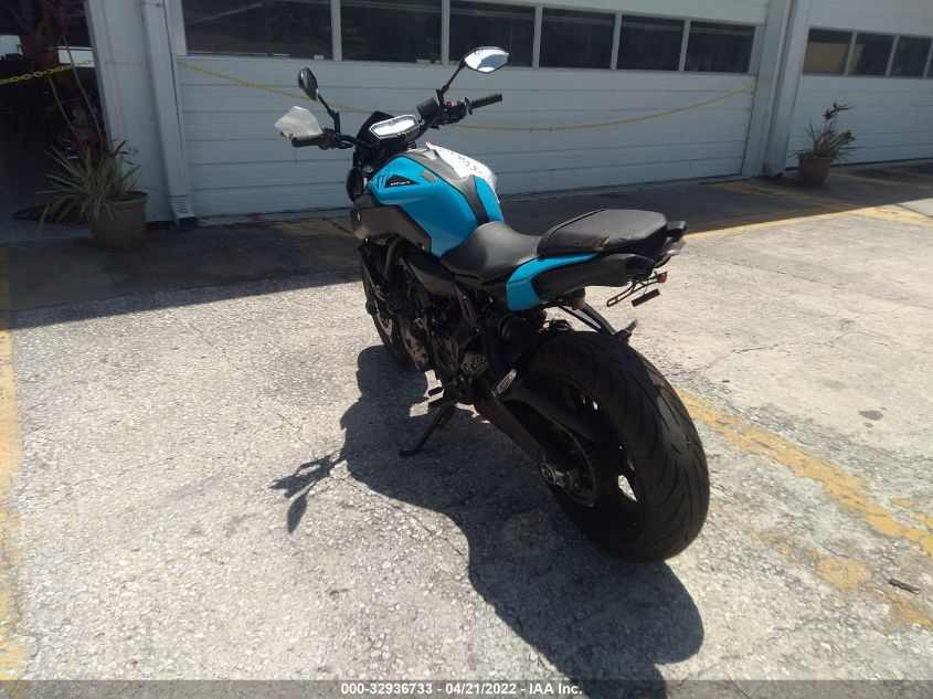 2019 YAMAHA MT07 JYARM27E3KA005310