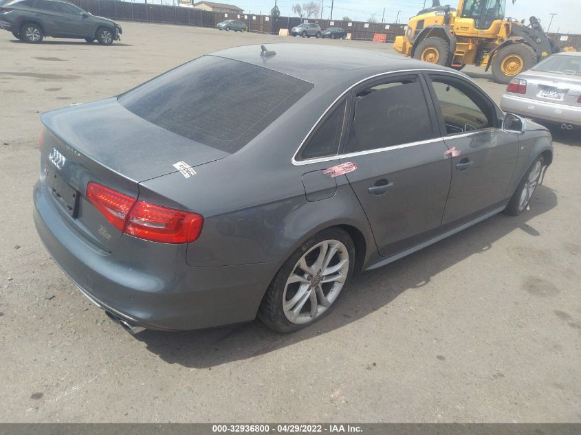 2014 AUDI S4 PREMIUM PLUS WAUBGAFL8EA067522
