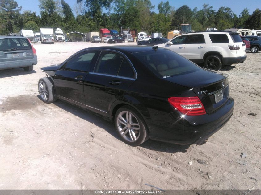 2014 MERCEDES-BENZ C-CLASS C 250 LUXURY WDDGF4HBXEG232913
