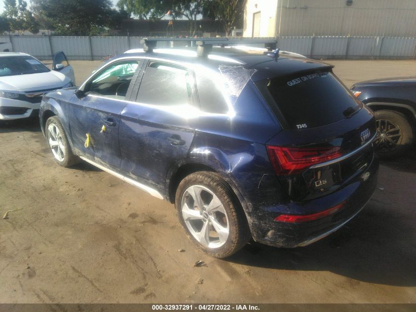 2021 AUDI Q5 PREMIUM PLUS WA1BAAFY2M2091592
