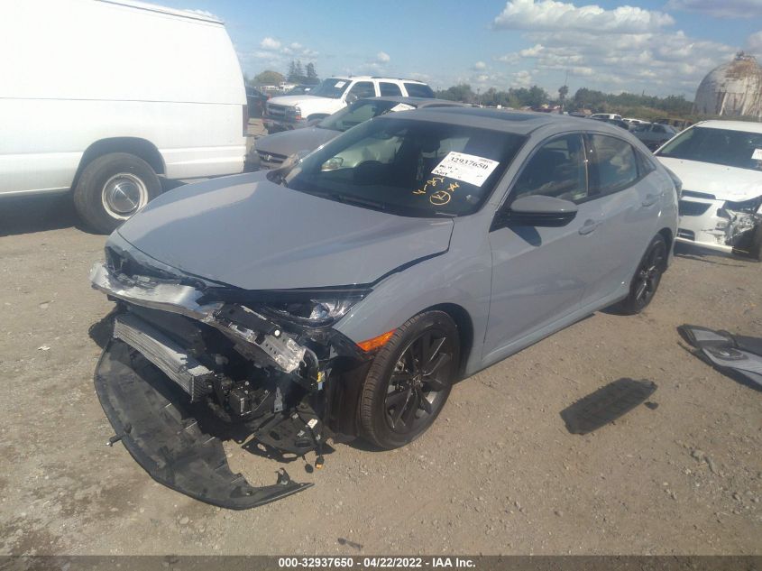 2021 HONDA CIVIC HATCHBACK EX SHHFK7H69MU408489