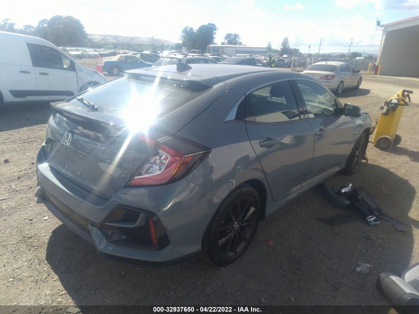 2021 HONDA CIVIC HATCHBACK EX SHHFK7H69MU408489