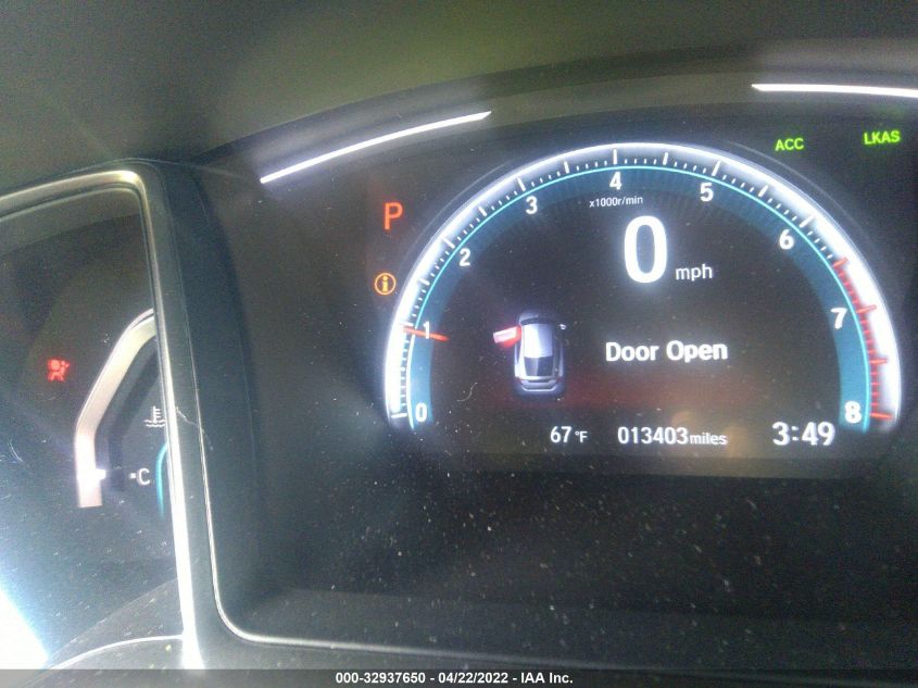 2021 HONDA CIVIC HATCHBACK EX SHHFK7H69MU408489