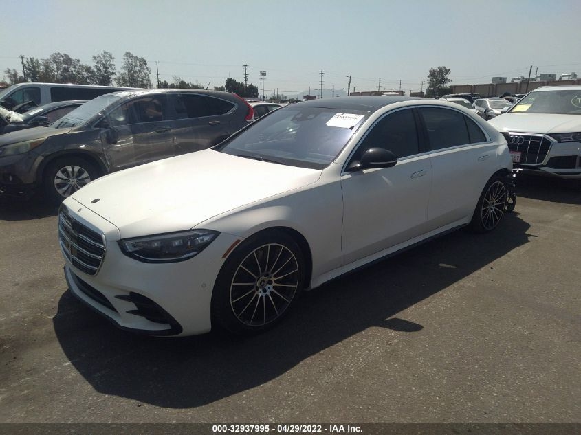 2022 MERCEDES-BENZ S-CLASS S 580 W1K6G7GB1NA105563