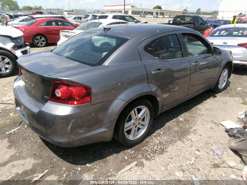 2013 DODGE AVENGER SXT 1C3CDZCB4DN625713