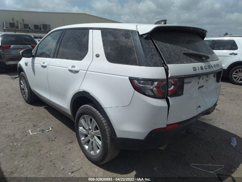 2018 LAND ROVER DISCOVERY SPORT SE SALCP2RX4JH752638