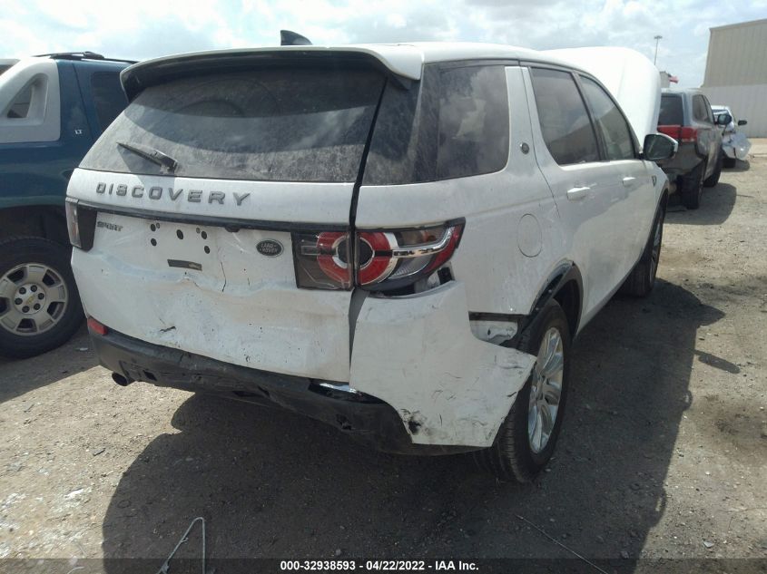 2018 LAND ROVER DISCOVERY SPORT SE SALCP2RX4JH752638