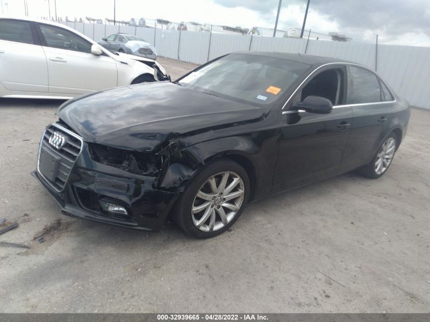2013 AUDI A4 PREMIUM PLUS WAUEFAFL4DA043054