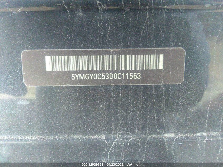 2013 BMW X5 M 5YMGY0C53D0C11563