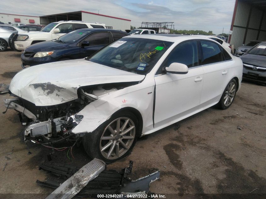 2015 AUDI A4 PREMIUM PLUS WAUFFAFLXFA059914