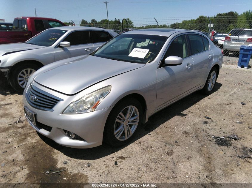 2013 INFINITI G37 SEDAN X JN1CV6AR1DM758784