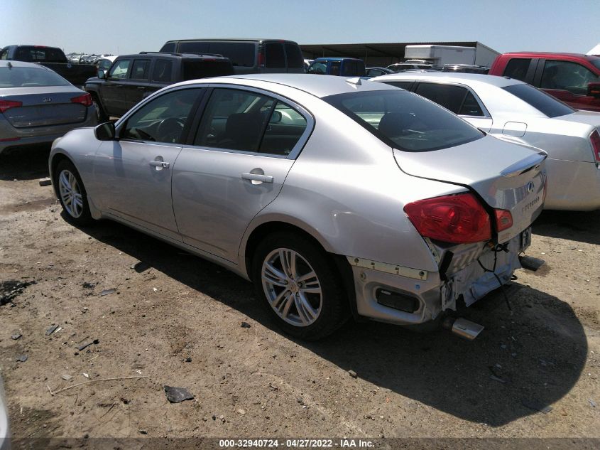 2013 INFINITI G37 SEDAN X JN1CV6AR1DM758784