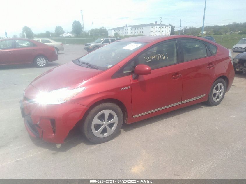 2014 TOYOTA PRIUS FOUR/FIVE/THREE/ONE/TWO JTDKN3DU1E1764627