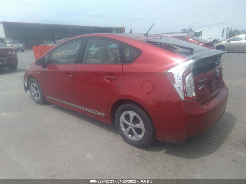 2014 TOYOTA PRIUS FOUR/FIVE/THREE/ONE/TWO JTDKN3DU1E1764627
