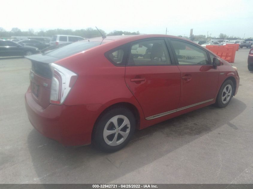 2014 TOYOTA PRIUS FOUR/FIVE/THREE/ONE/TWO JTDKN3DU1E1764627