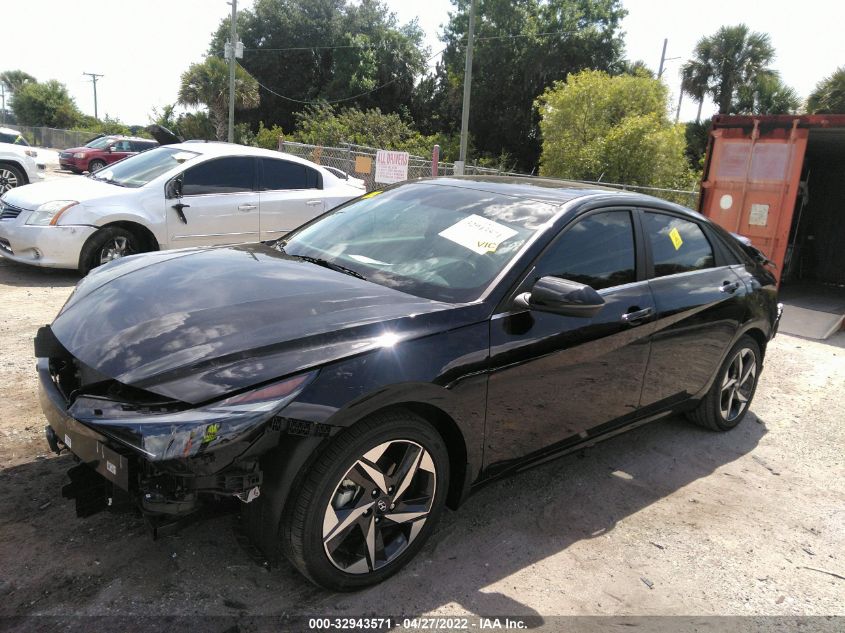 2022 HYUNDAI ELANTRA HYBRID LIMITED KMHLN4AJ2NU015401