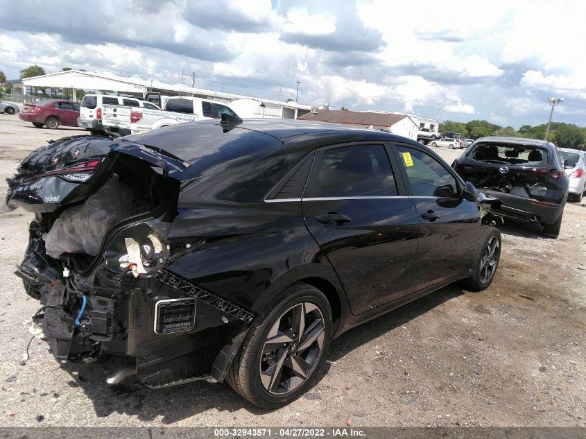 2022 HYUNDAI ELANTRA HYBRID LIMITED KMHLN4AJ2NU015401