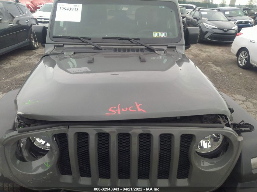 2021 JEEP WRANGLER UNLIMITED SPORT 1C4HJXDN2MW558143