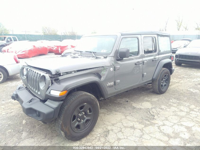 2021 JEEP WRANGLER UNLIMITED SPORT 1C4HJXDN2MW558143