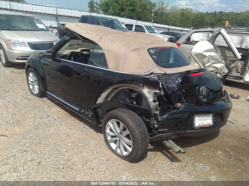 2014 VOLKSWAGEN BEETLE CONVERTIBLE 2.0L TDI 3VW5L7AT6EM820650