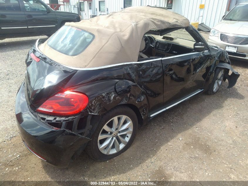 2014 VOLKSWAGEN BEETLE CONVERTIBLE 2.0L TDI 3VW5L7AT6EM820650