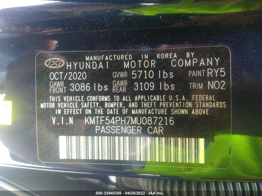 2021 GENESIS G90 5.0L ULTIMATE KMTF54PH7MU087216