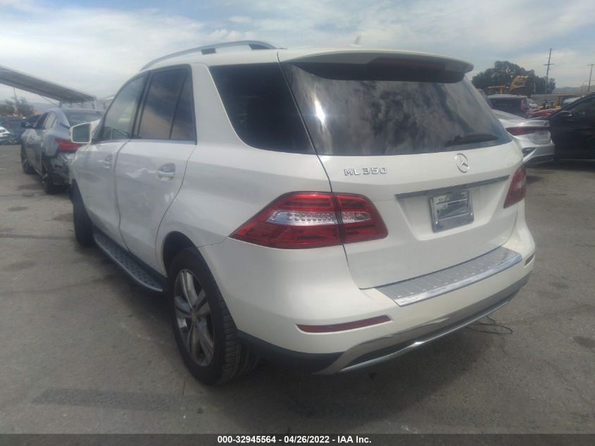 2013 MERCEDES-BENZ M-CLASS ML 350 4JGDA5JB7DA128940