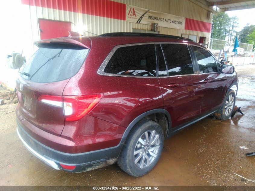 2019 HONDA PILOT EX-L 5FNYF5H5XKB010330