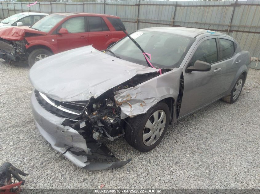 2014 DODGE AVENGER SE 1C3CDZAB1EN145472
