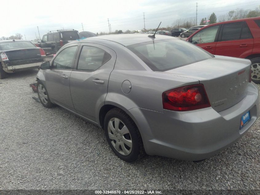 2014 DODGE AVENGER SE 1C3CDZAB1EN145472