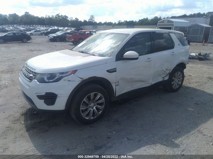2016 LAND ROVER DISCOVERY SPORT SE SALCP2BG9GH590721