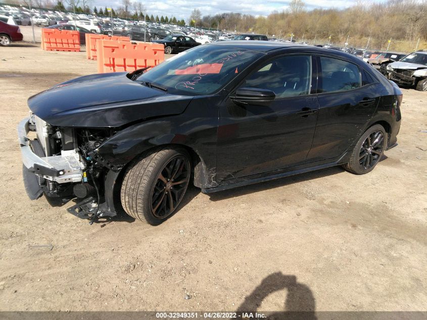 2021 HONDA CIVIC HATCHBACK SPORT SHHFK7H46MU201721