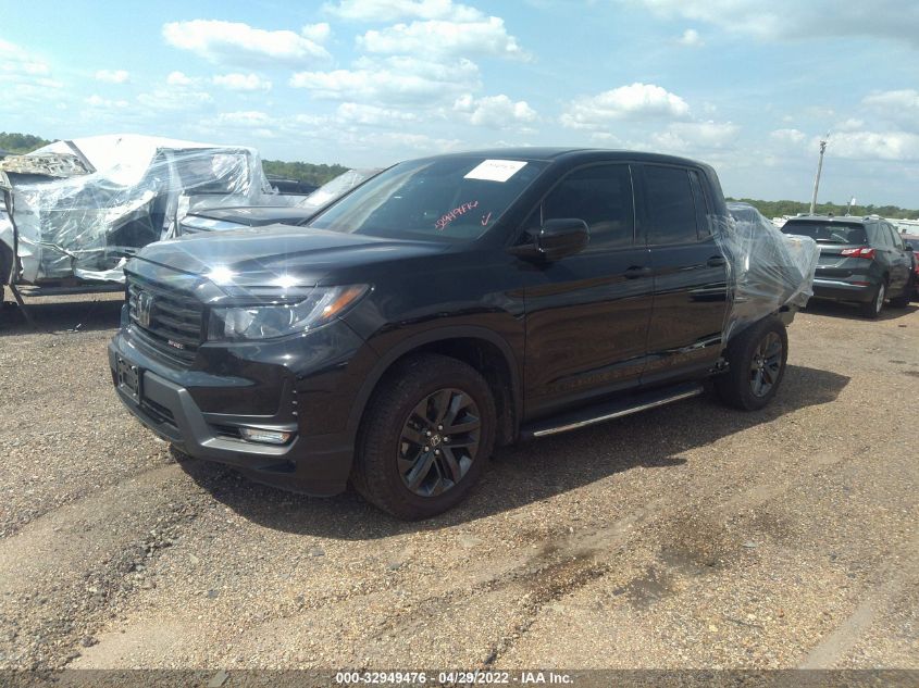 2021 HONDA RIDGELINE SPORT 5FPYK3F13MB002869
