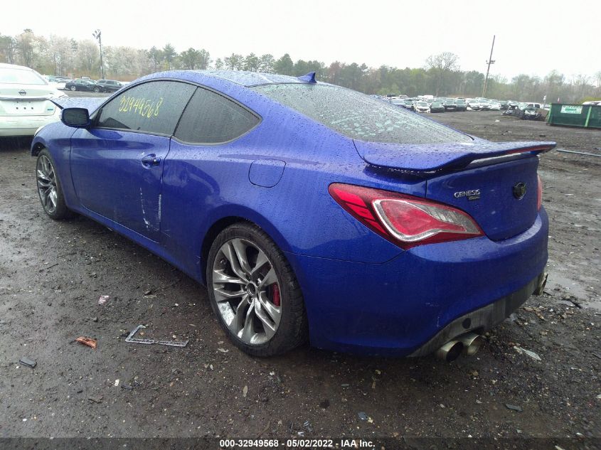 2013 HYUNDAI GENESIS COUPE 3.8 TRACK KMHHU6KJ7DU103541