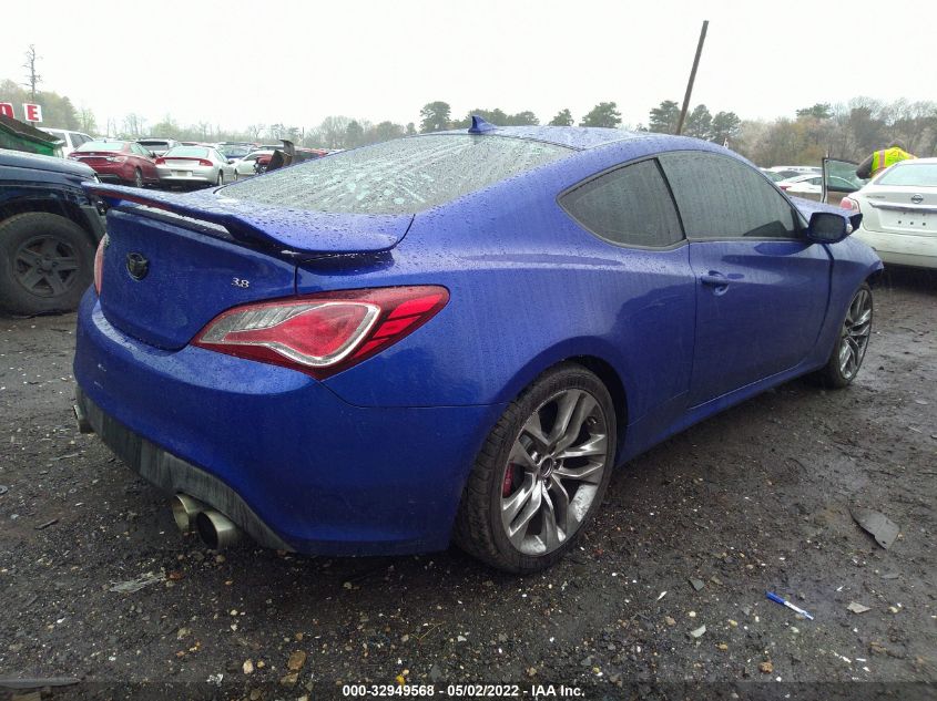 2013 HYUNDAI GENESIS COUPE 3.8 TRACK KMHHU6KJ7DU103541