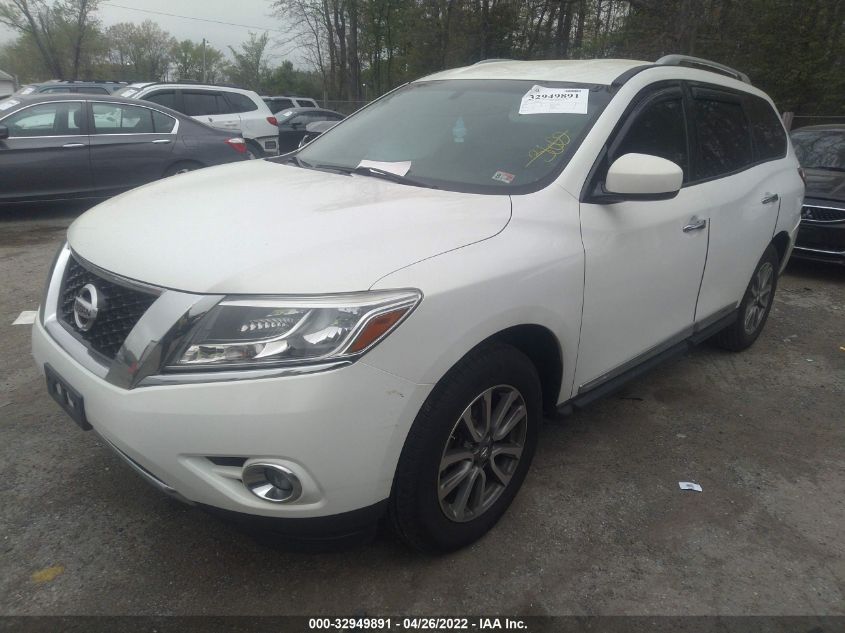 2014 NISSAN PATHFINDER SL 5N1AR2MM0EC629309