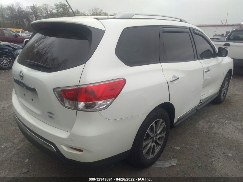 2014 NISSAN PATHFINDER SL 5N1AR2MM0EC629309